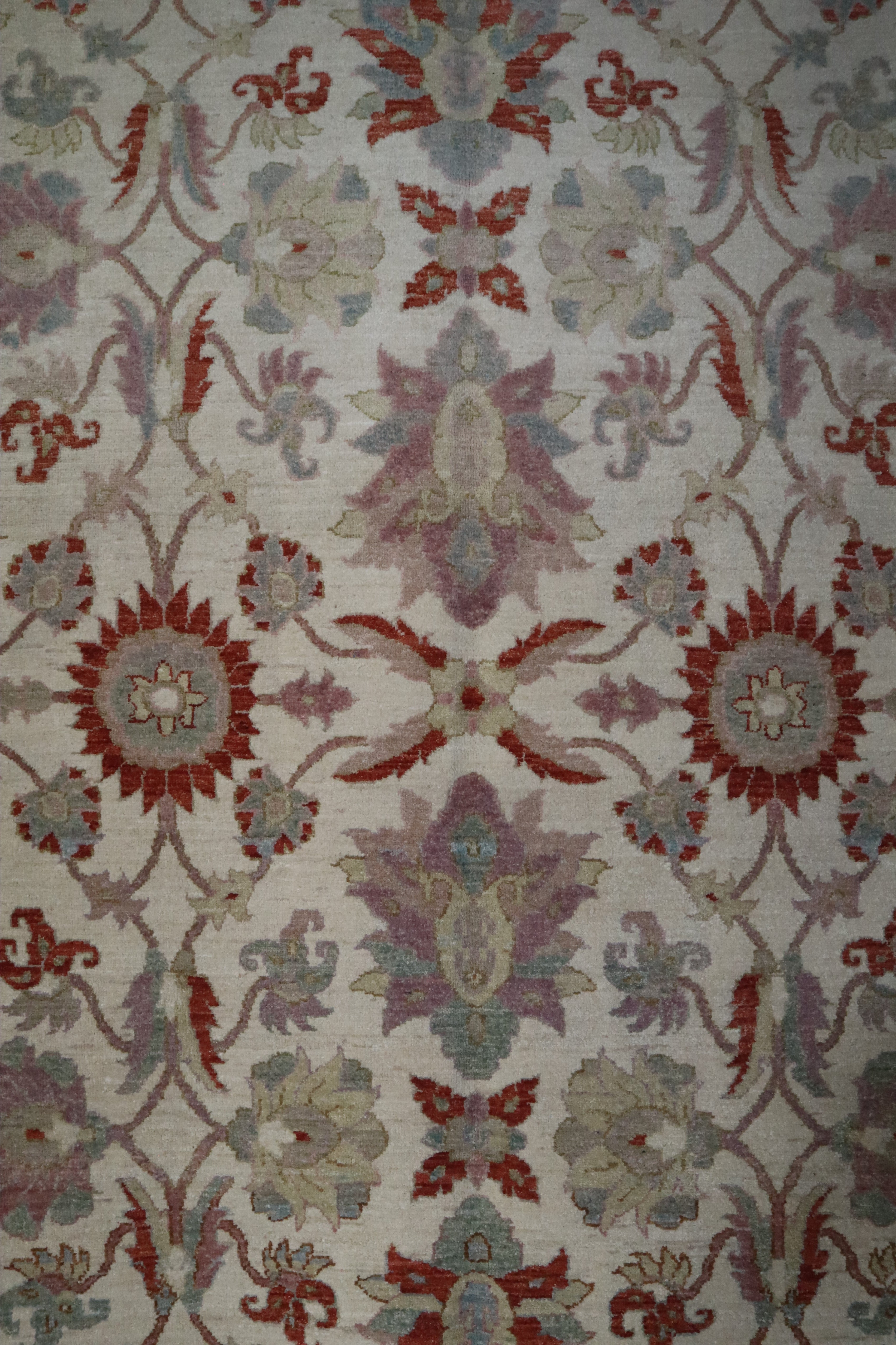 Peshawar Rug, Hand Knotted Wool Rug, Pakistani Rug, Area Rug For Dining Room