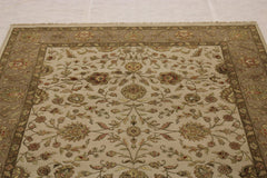 Silk Flower Rug, Persian Rug Patterns, Hand Knotted Rug, 9x12 Area Rug