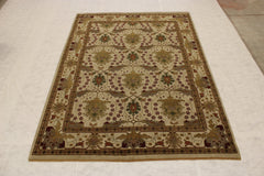 Ivory Rugs, Bright Rug, Turkish Knot Rug, Rug 9x12, Office Rugs