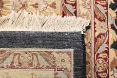 Tabriz Rug, Black Oriental Rugs, Knotted Rug, Area Rug On Carpet