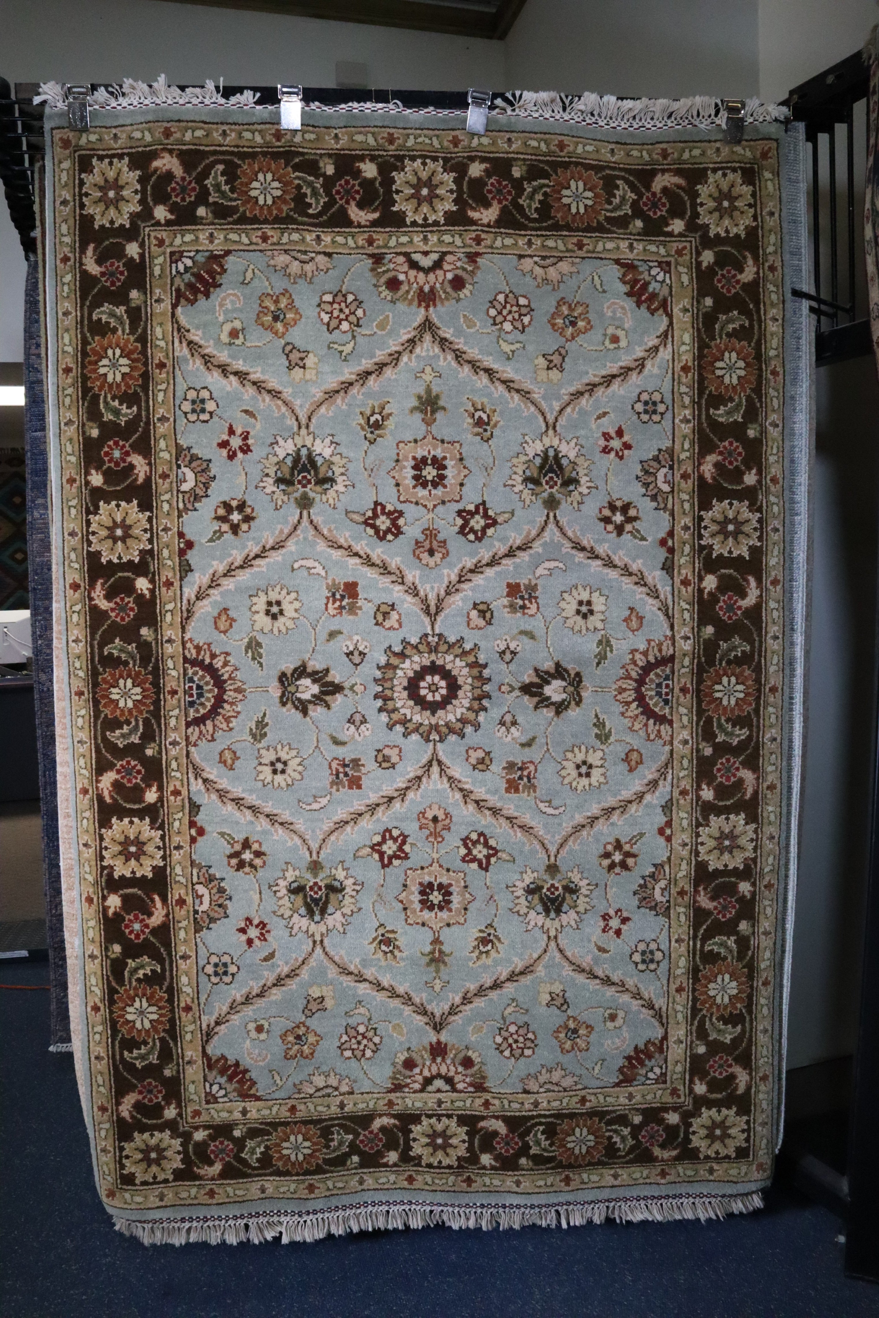 Floral Rug, Indian Rug, Pani Design Rug, Living Room Rugs