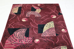 Hand Tufted Rug, Indian Rug, Colorful Rug, 6x9 Area Rug