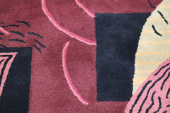 Hand Tufted Rug, Indian Rug, Colorful Rug, 6x9 Area Rug