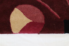 Hand Tufted Rug, Indian Rug, Colorful Rug, 6x9 Area Rug