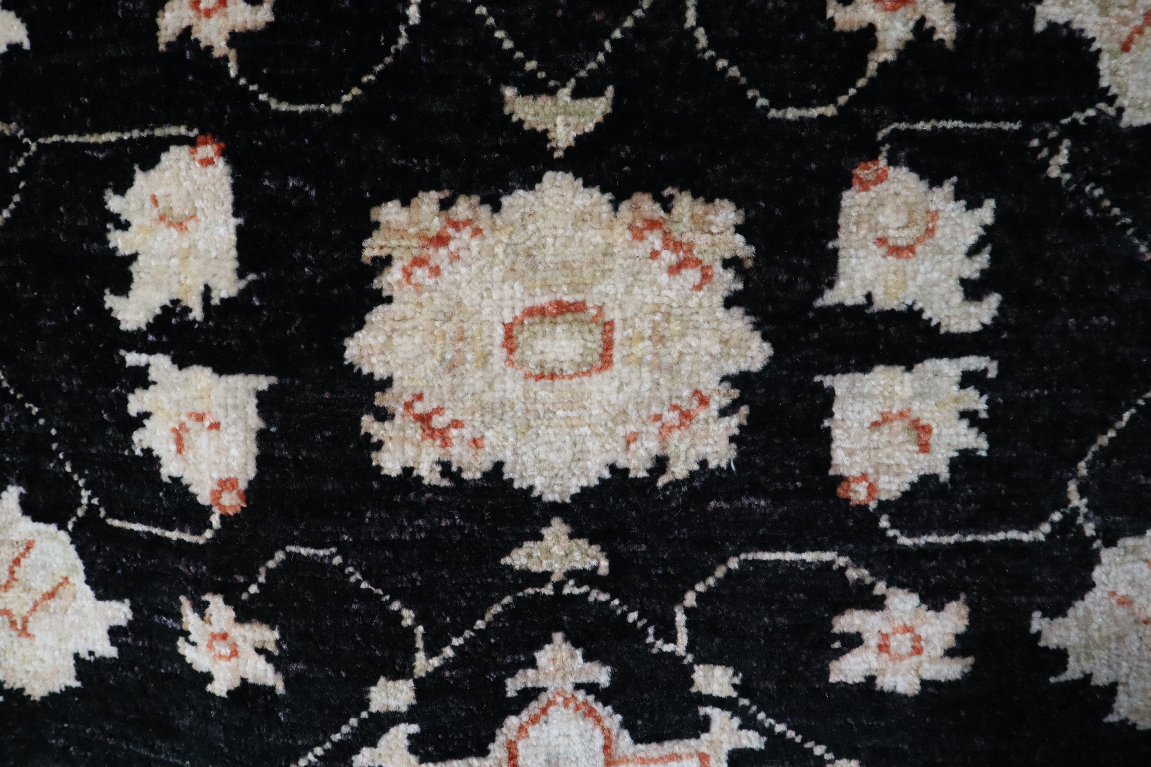 Turkoman Rug, Black Rug, Oushak Rug, Afghanistan Rugs, Kitchen Rugs