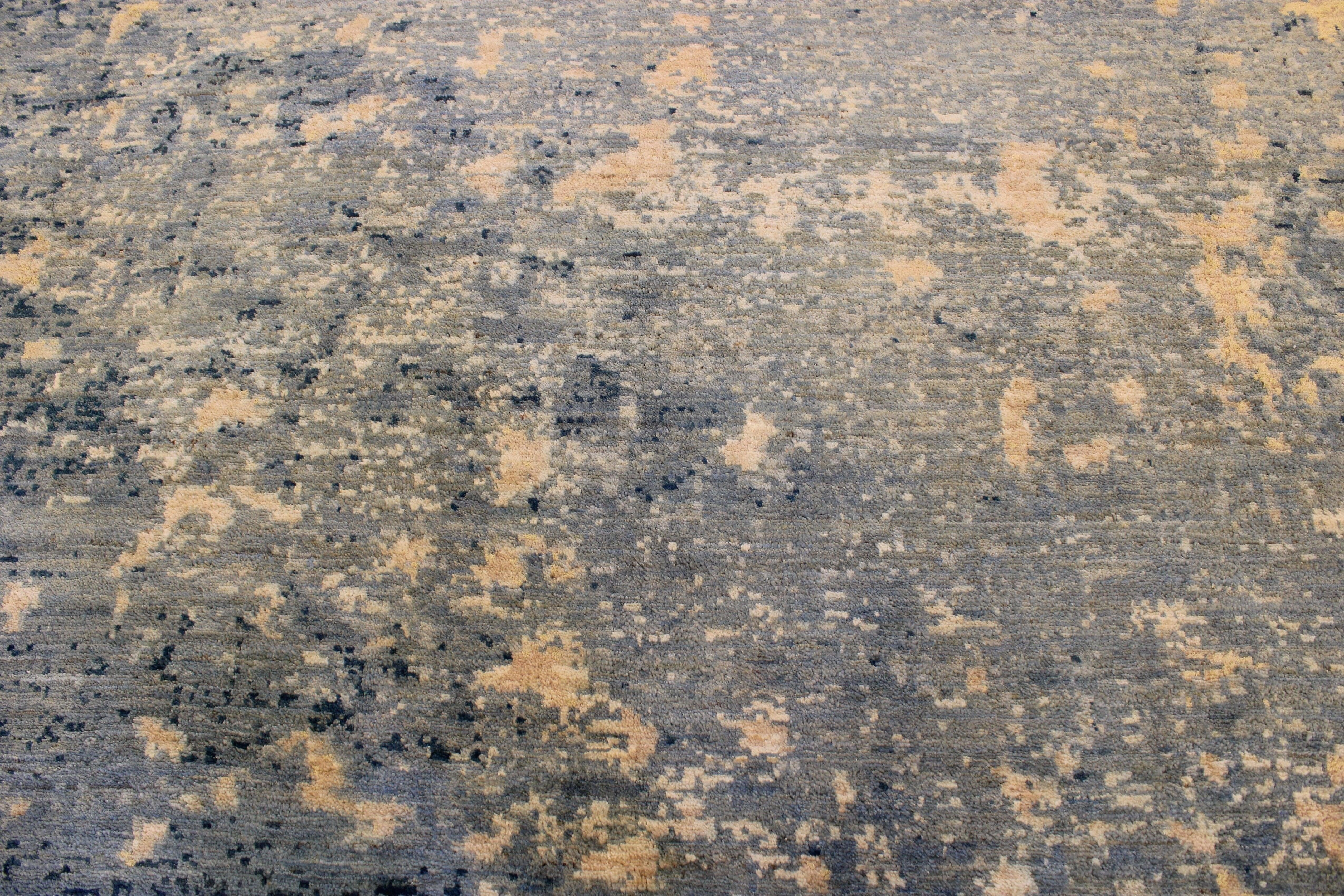 Contemporary Rug, Afghan Rugs, Hand Knotted Wool Rugs, 9x12 Area Rug