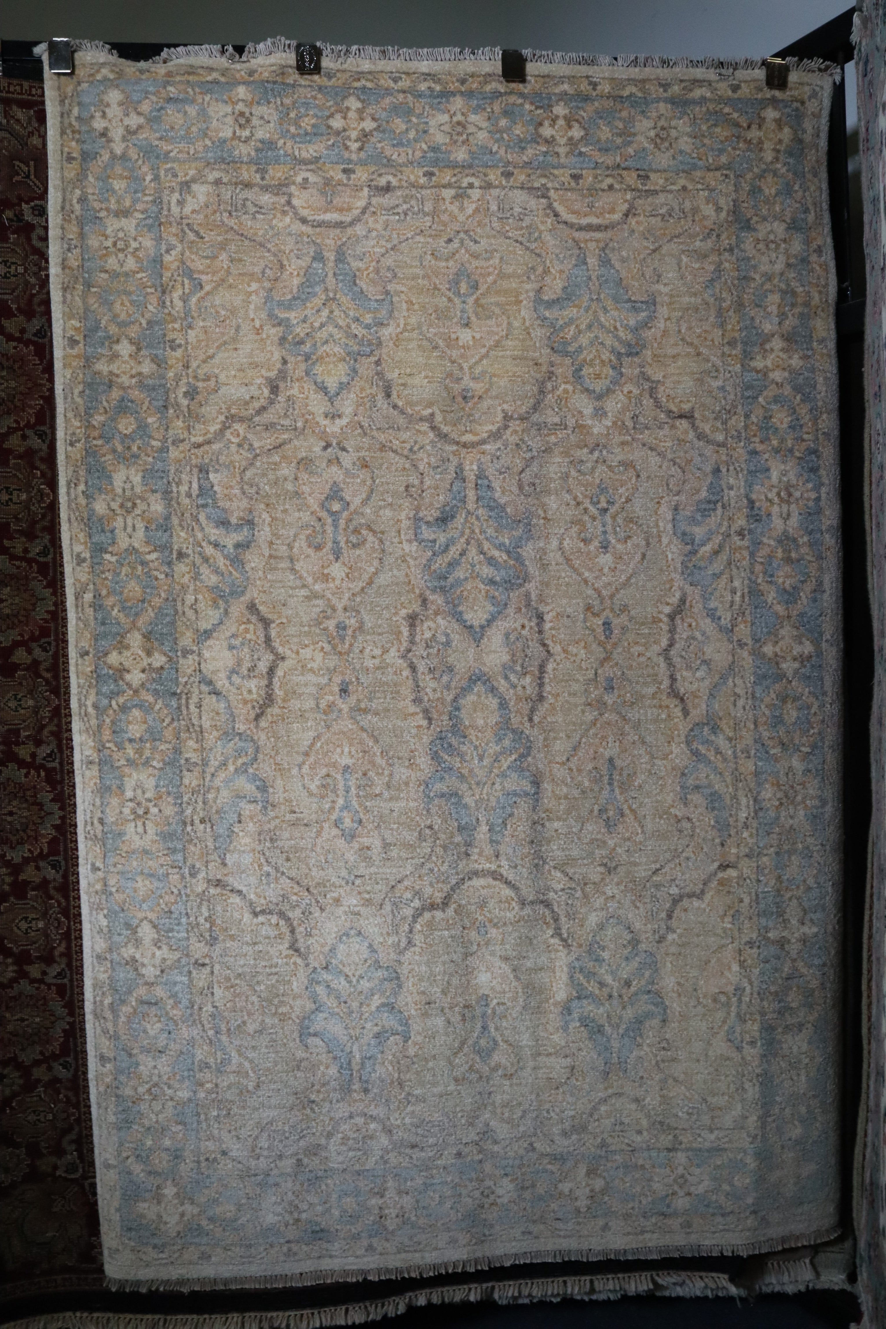 Turkoman Design Rug, Afghan Oushak Rug, Rugs For Kitchen