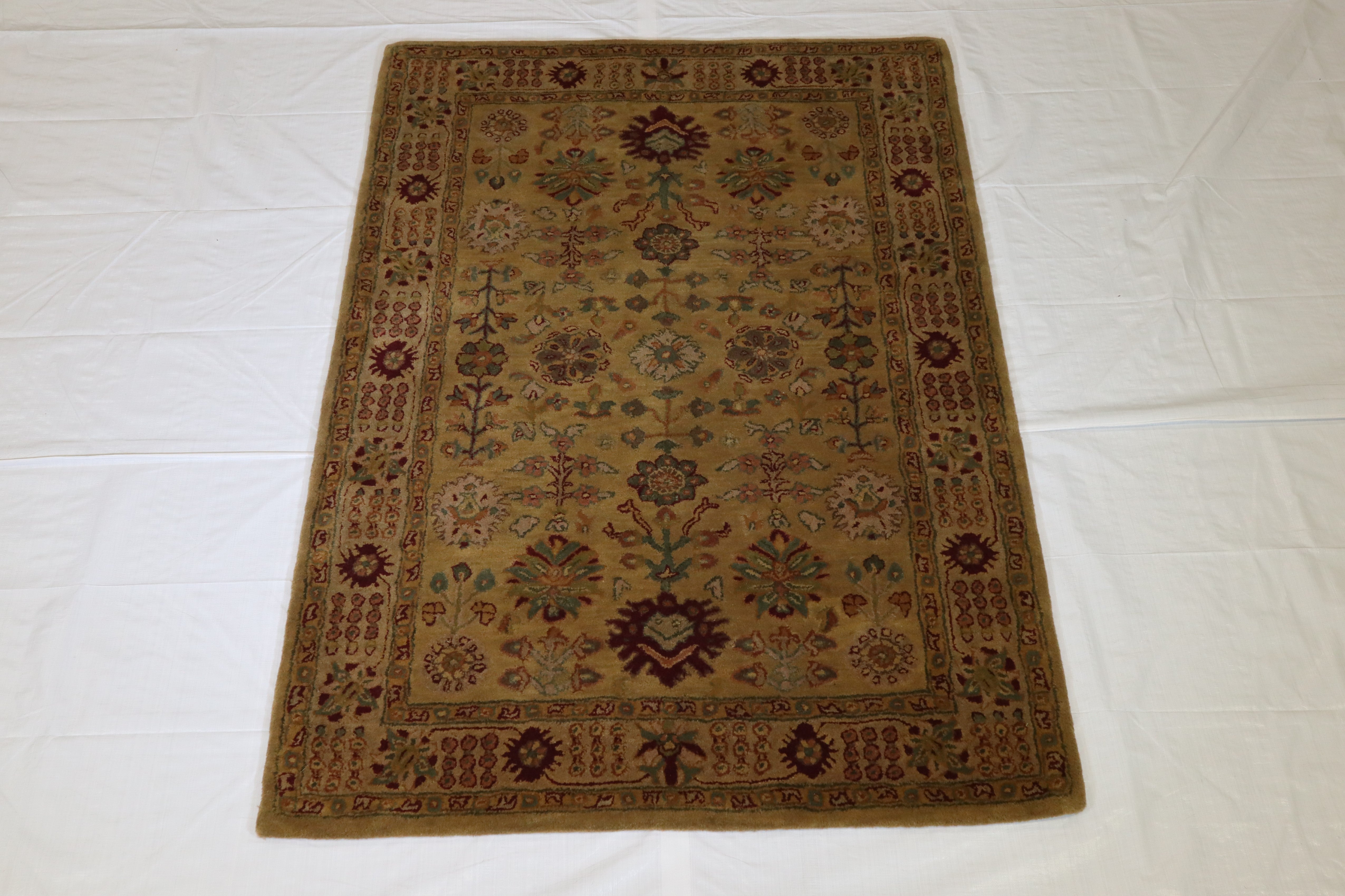 Hand Tufted Rug, Oriental Rug, Vegetable Dye Rug, 4x6