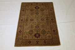 Hand Tufted Rug, Oriental Rug, Vegetable Dye Rug, 4x6