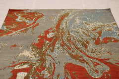 Contemporary Rug, Afghan Rugs, Multicolored Rugs, Bedroom Rug, 9x12 Rug