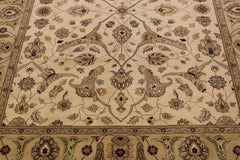 Indo Rug, Oriental Rug, 12/12 Quality, 9x12 Area Rugs, Dining Room Rugs