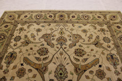 Indo Rug, Oriental Rug, 12/12 Quality, 9x12 Area Rugs, Dining Room Rugs