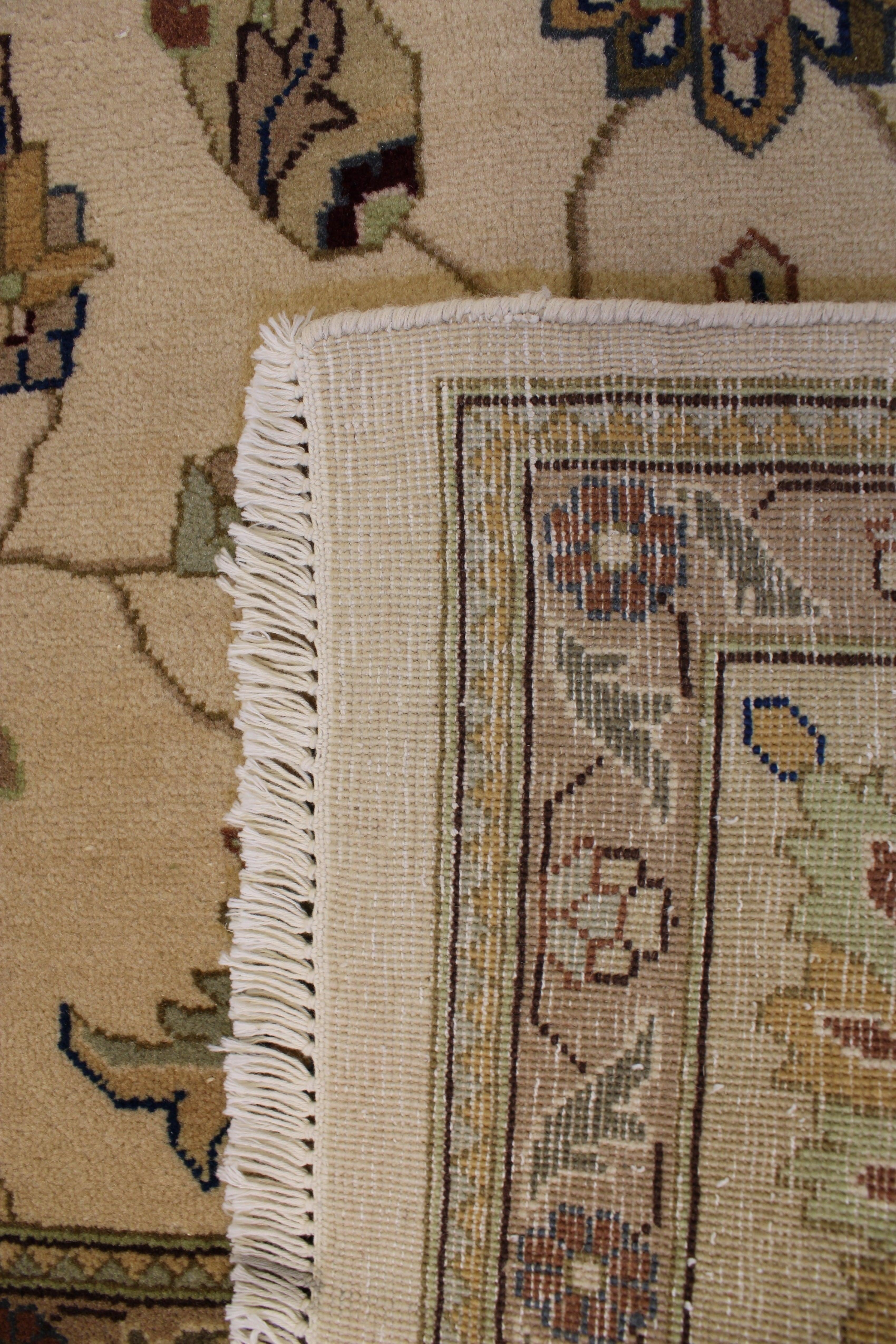 Indo Rug, Oriental Rug, 12/12 Quality, 9x12 Area Rugs, Dining Room Rugs