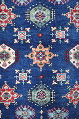 Kazak Rug, Tribal Rug, Colorful Rug, Afghan Rug, 4x6 Rugs