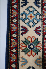 Kazak Rug, Tribal Rug, Colorful Rug, Afghan Rug, 4x6 Rugs
