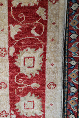 Hand Knotted Afghan Rug, Turkoman Rug, Oushak Rug, 4x6 Rug
