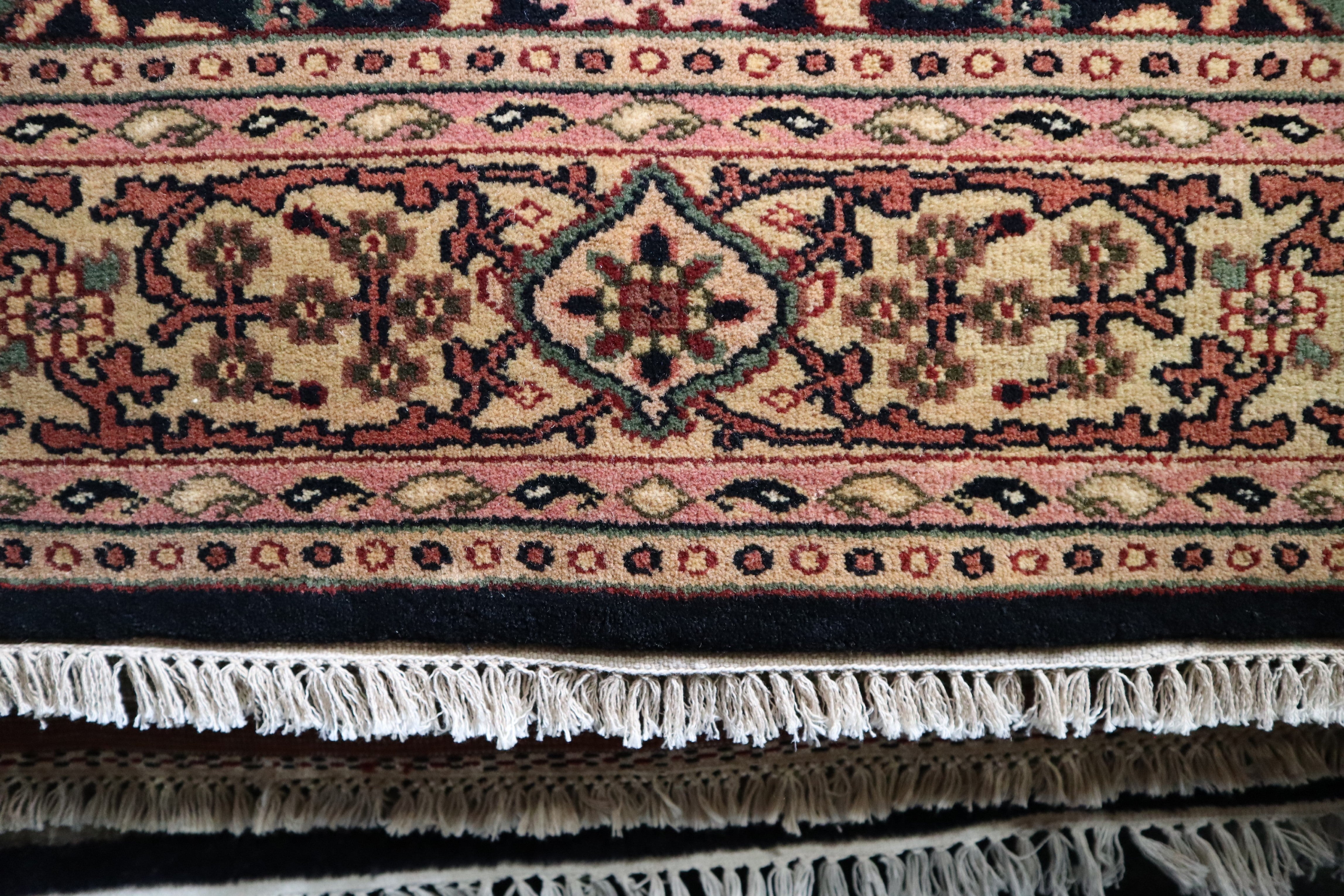 Mashad Rug, Floral Rug, Bright Rug, 4x6 Rug, Area Rug