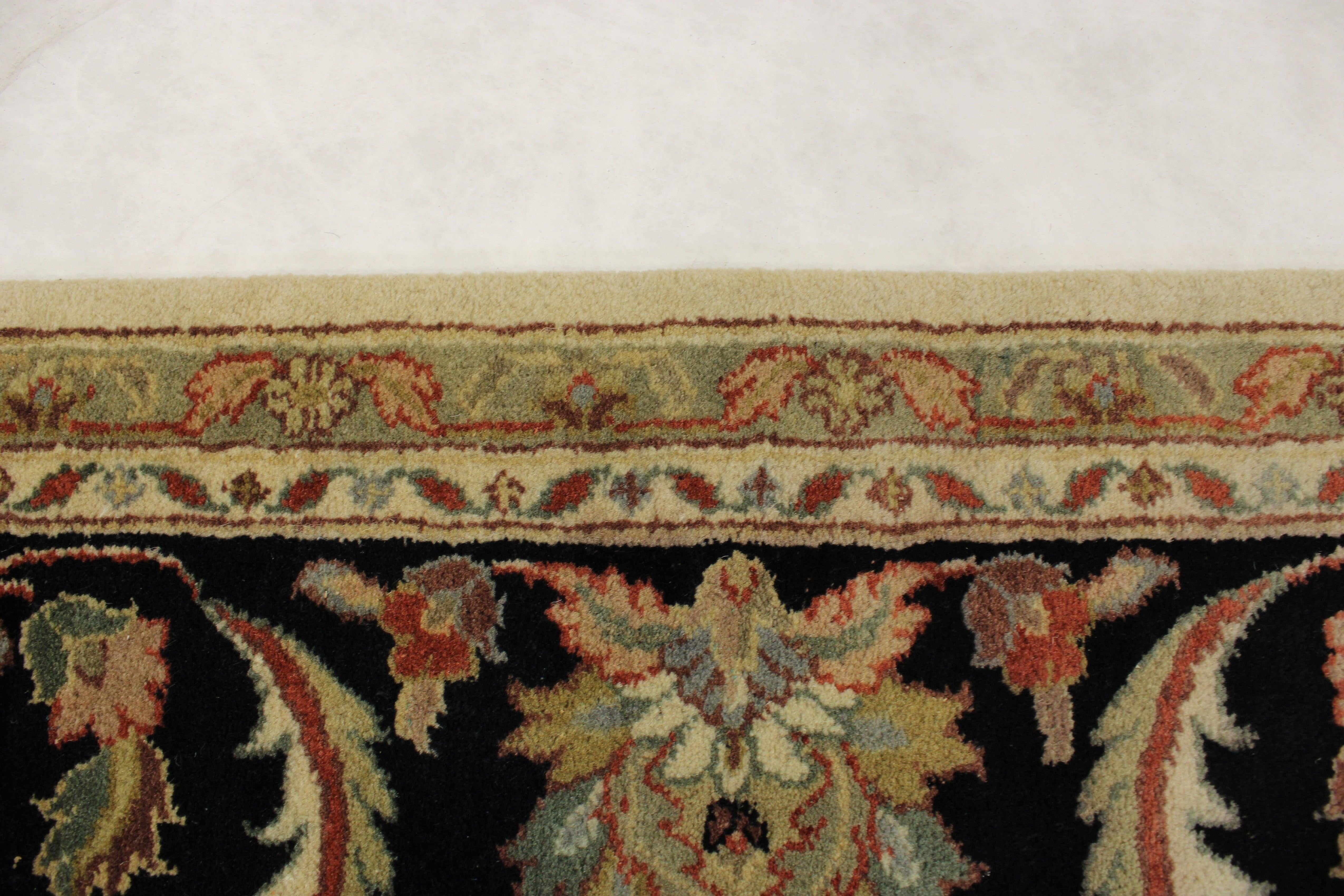 Hand Knotted Wool Rug, Colorful Rugs, Indian Rug, Rug 8x10, Floor Rug