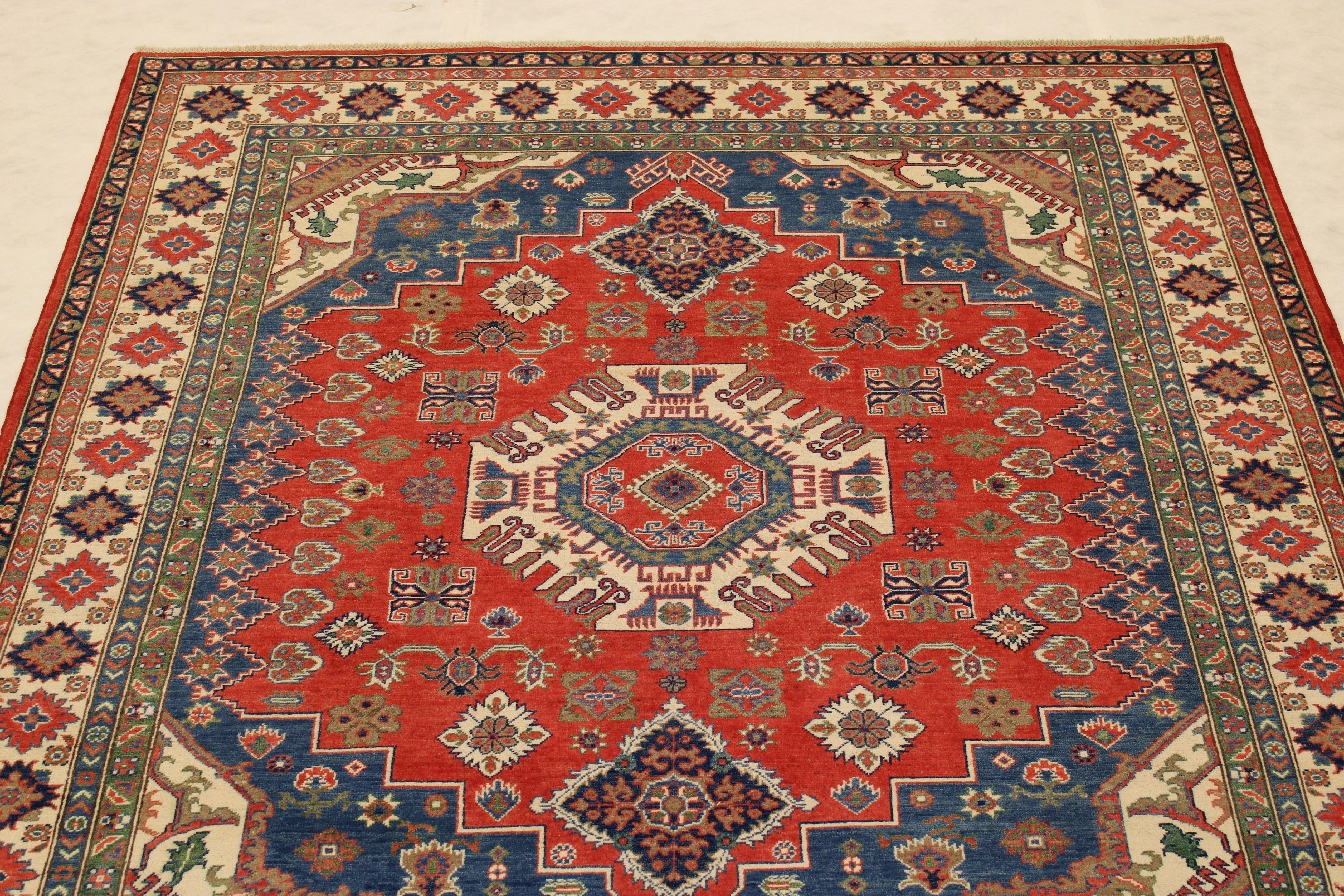 Colorful Area Rugs, Kazak Rug, How Big Is 8x10, Rug Stores Near Me