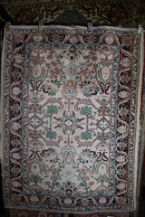 Oushak Rug, Hand Knotted Wool Rug, Oriental Style Rug