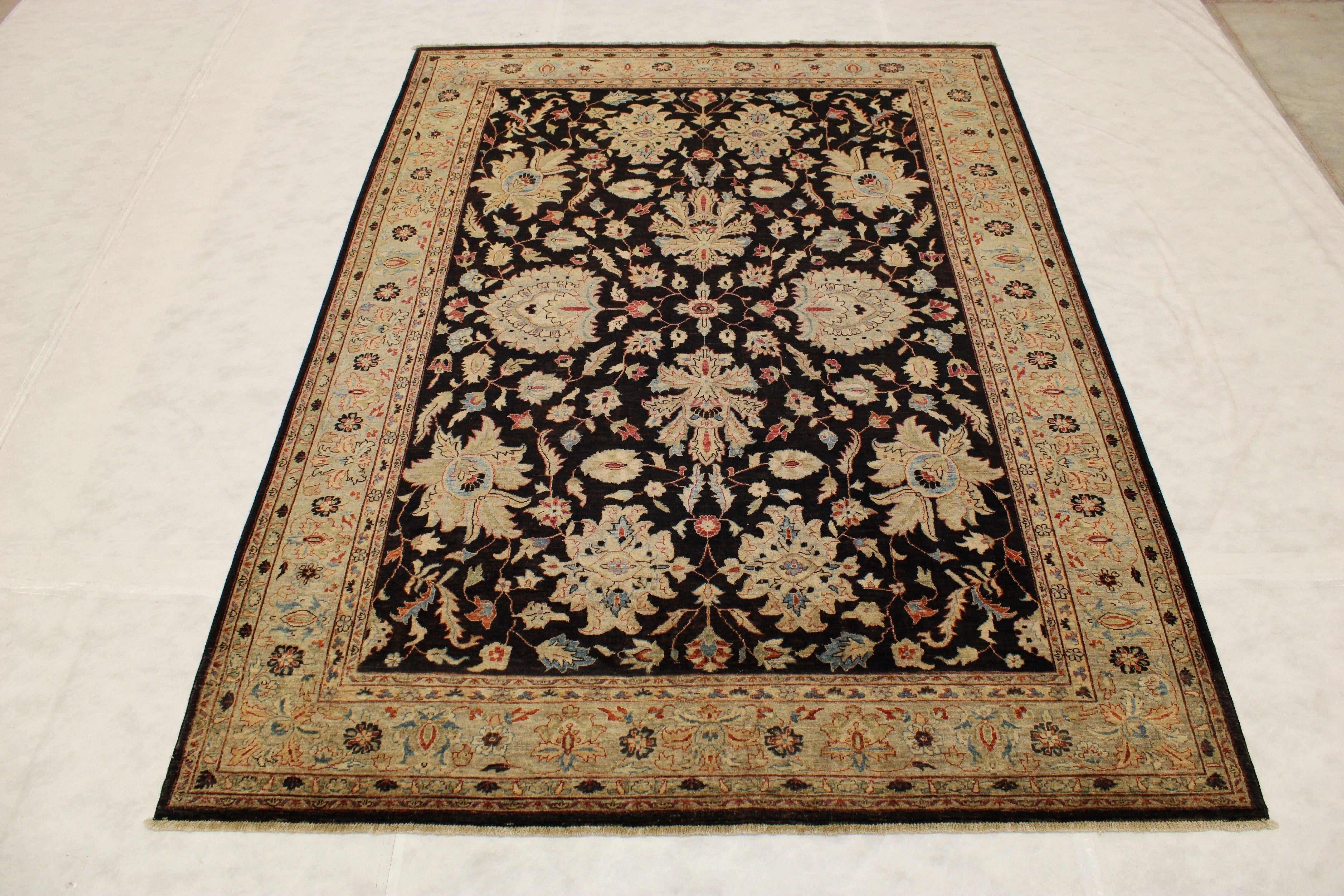 Black Rugs, Chobi Rug, Autentic Rug, Pakistani Rugs, 8x11 Rug, Rug Decor