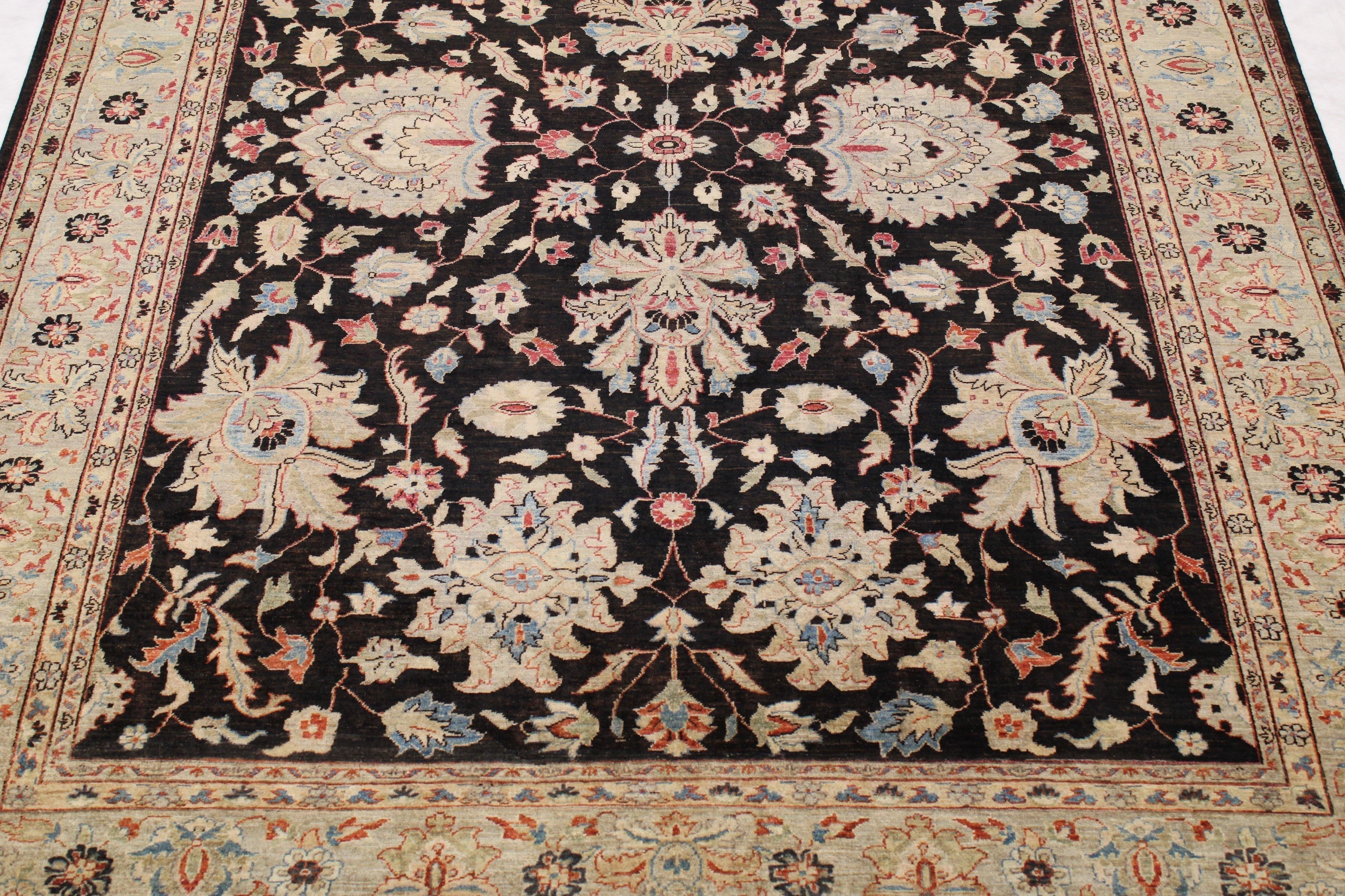 Black Rugs, Chobi Rug, Autentic Rug, Pakistani Rugs, 8x11 Rug, Rug Decor