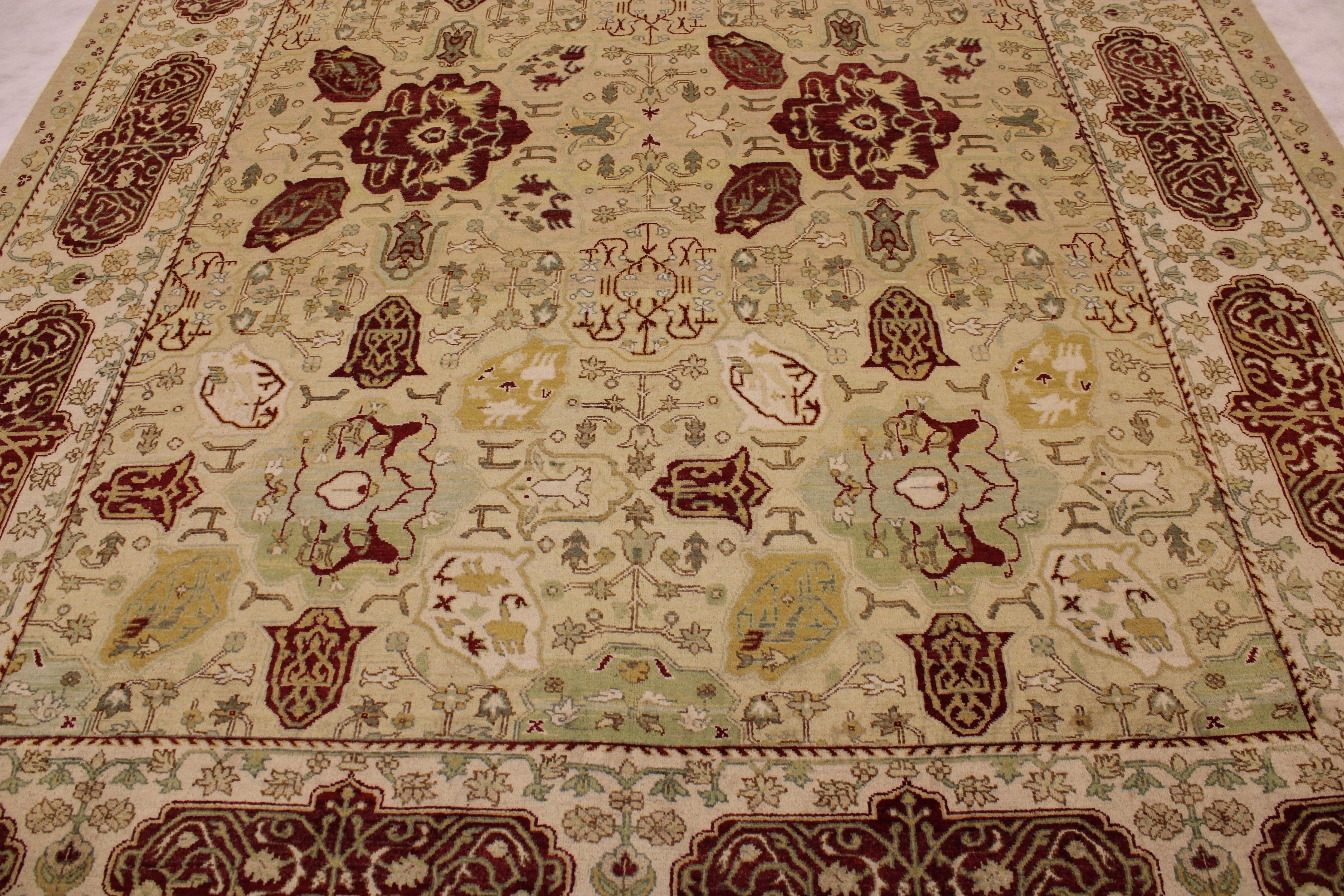 Peshwar Rug, Hand Knotted Rugs, Area Rug, Pakistani Rug, 8x11 Rug