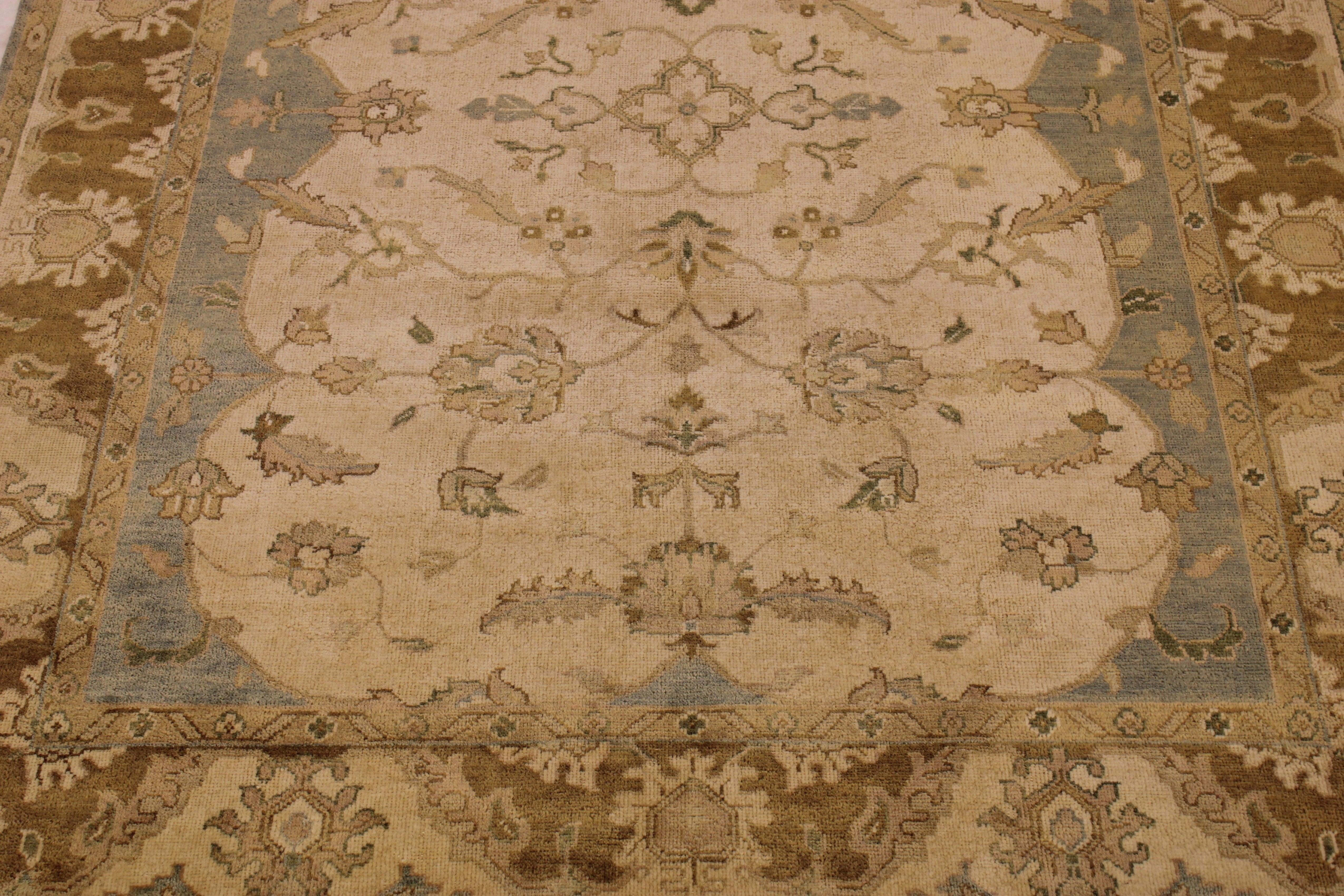 Pestal Oushak Rug, Geometric Rug, Area Rug, How Big Is 8x10, Bedroom Rugs