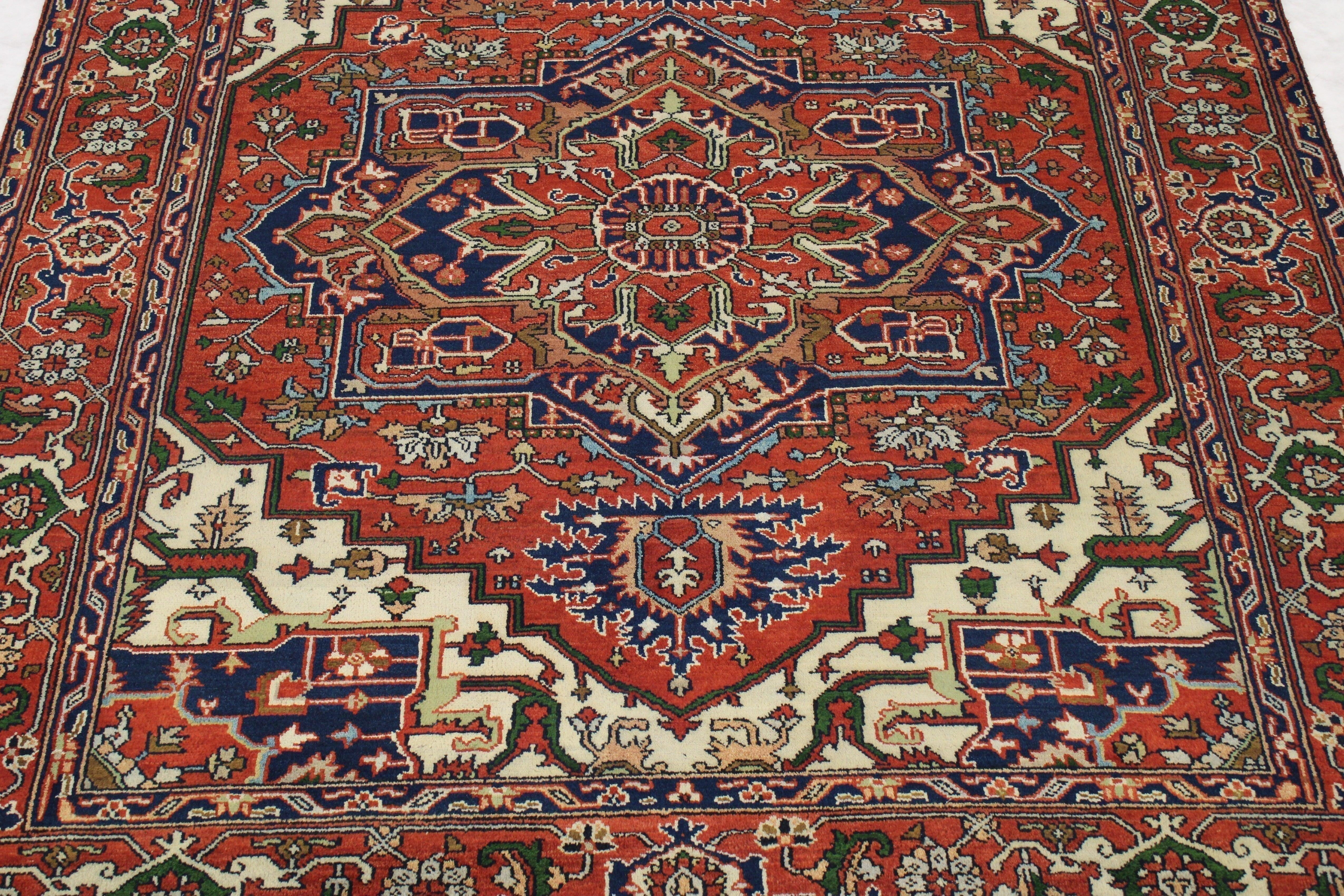 Serapi Rugs, Hand Knotted Wool Rug, Authentic Rugs, 8x10 Rugs, Rug Decor