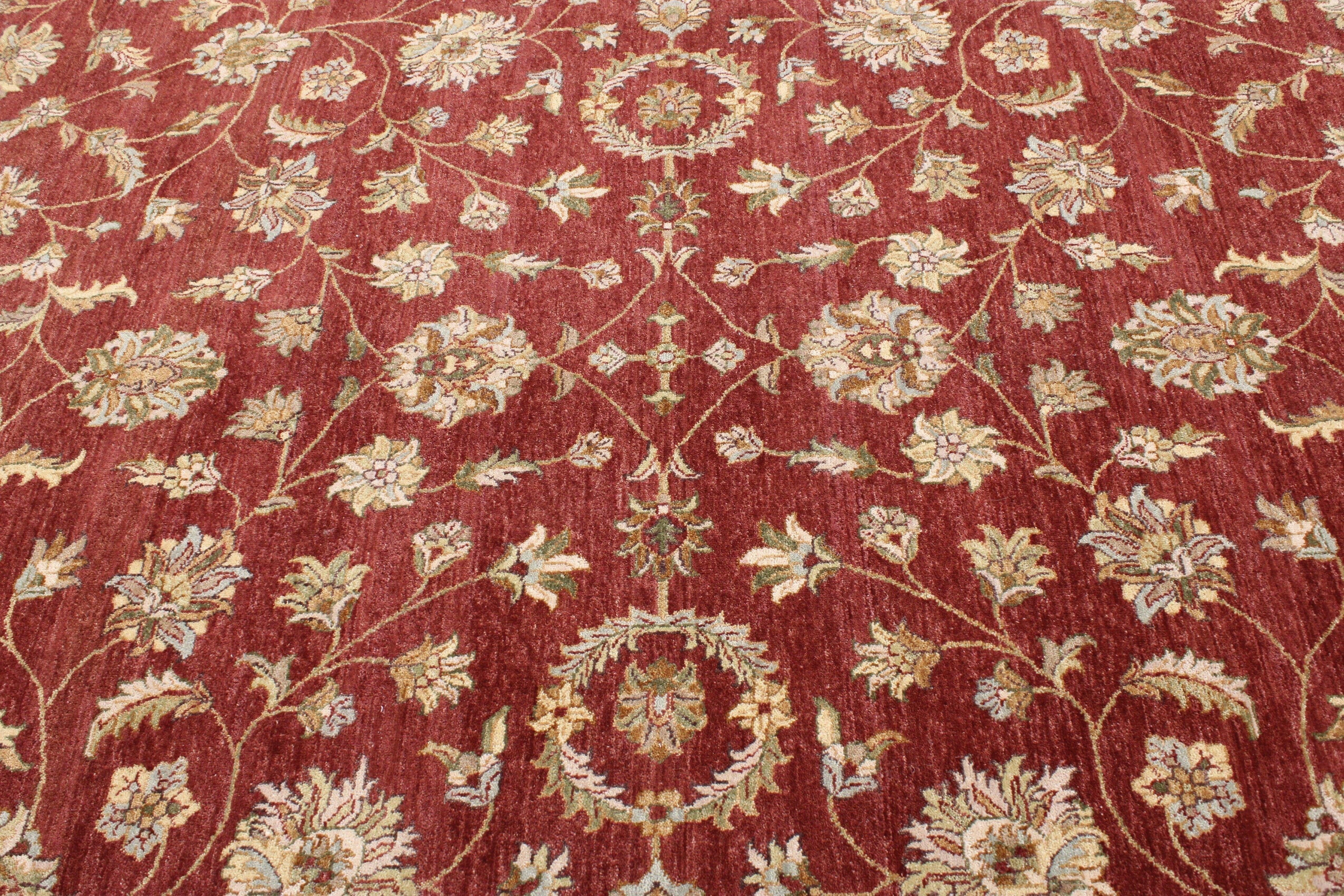 Agra Rug, Geometric Rug, Natural Dyes Rug, Rug Size For King Bed