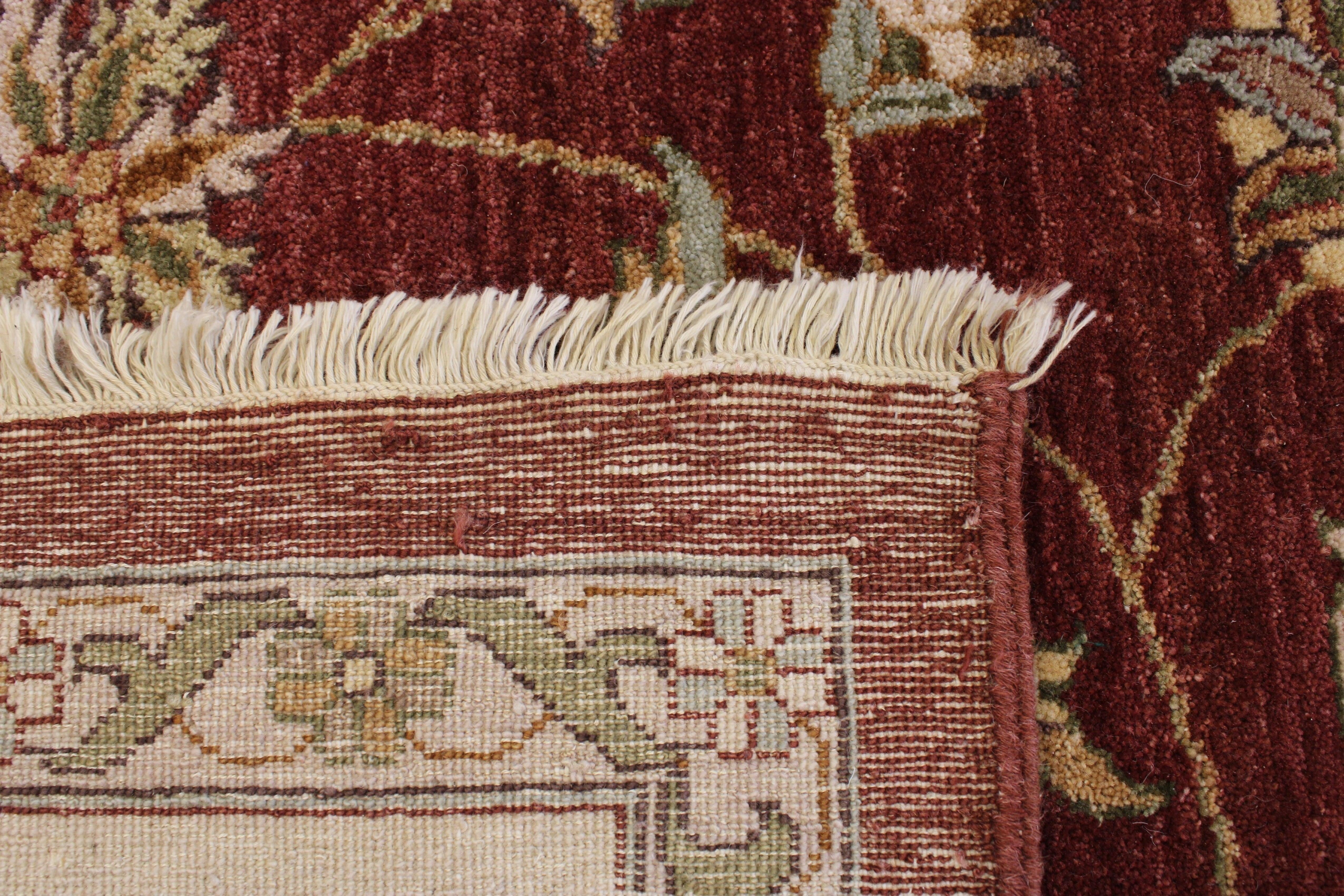 Agra Rug, Geometric Rug, Natural Dyes Rug, Rug Size For King Bed