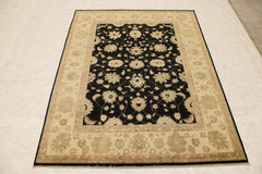 Oushak Rugs, Hand Knotted Wool Rug, Peshawar Rug, Oriental Rug, Rugs For Office