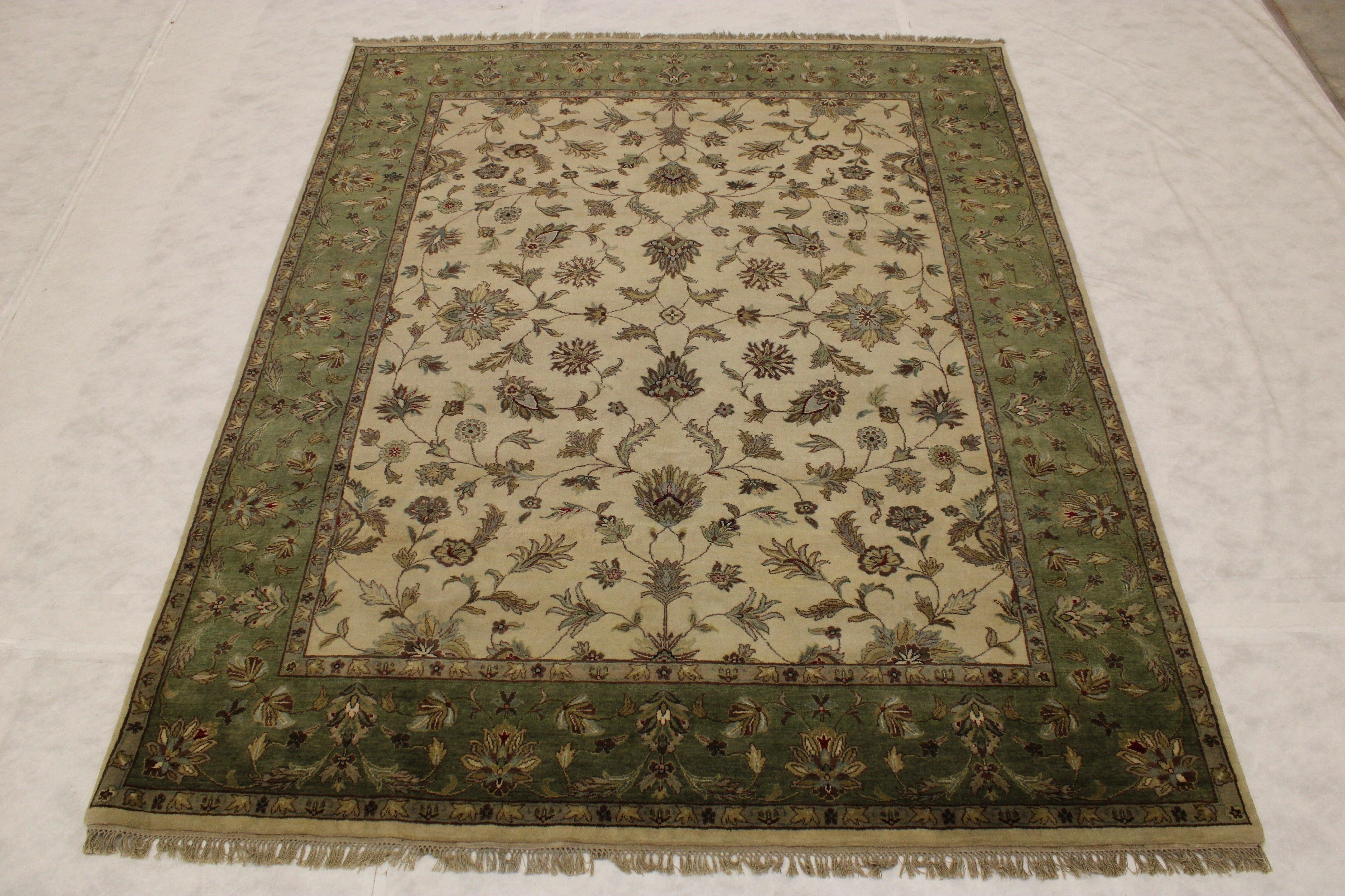 Persian Design Rug, Hand Knotted Wool Rugs, Custom Size Rugs, How Big Is 8x10