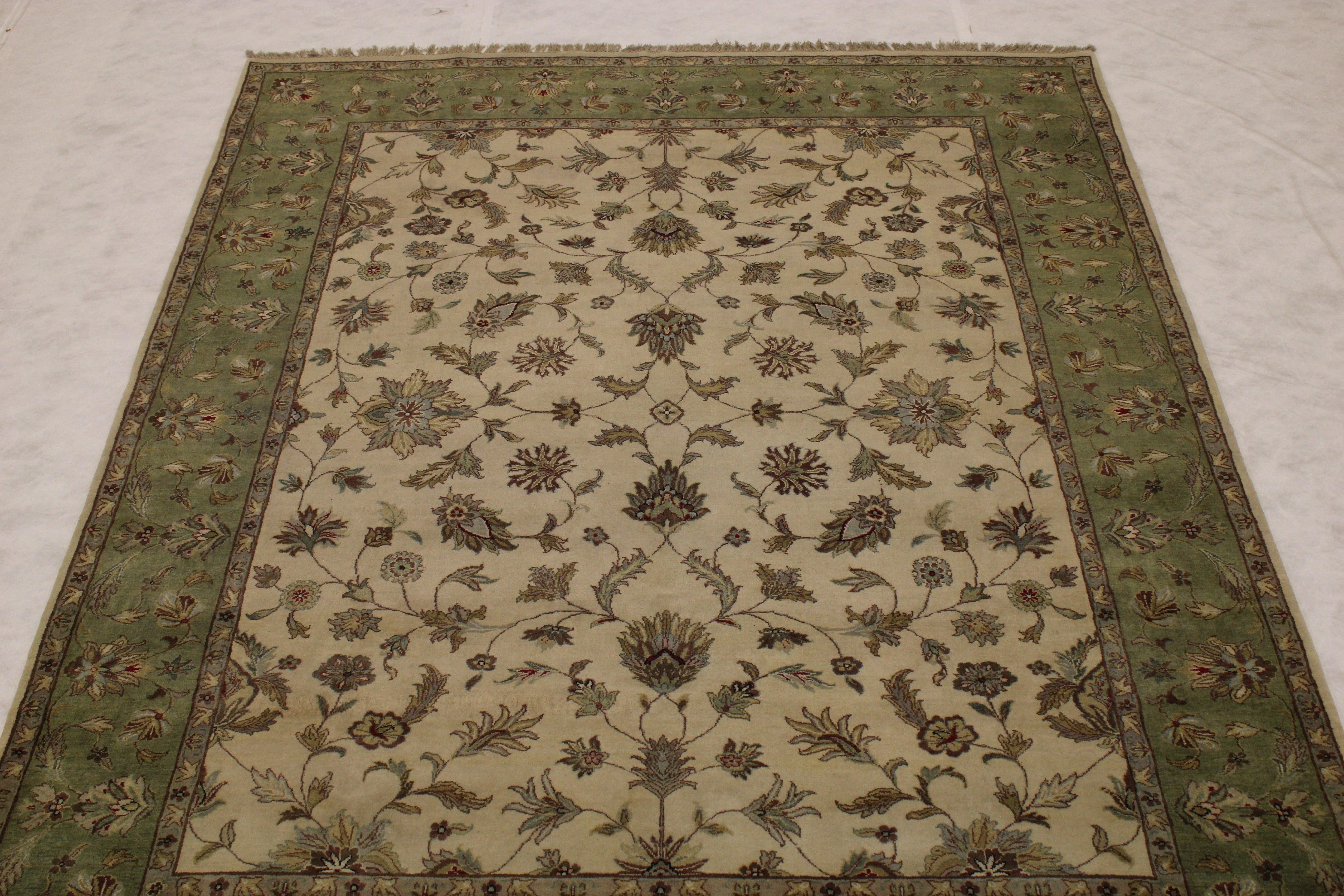 Persian Design Rug, Hand Knotted Wool Rugs, Custom Size Rugs, How Big Is 8x10