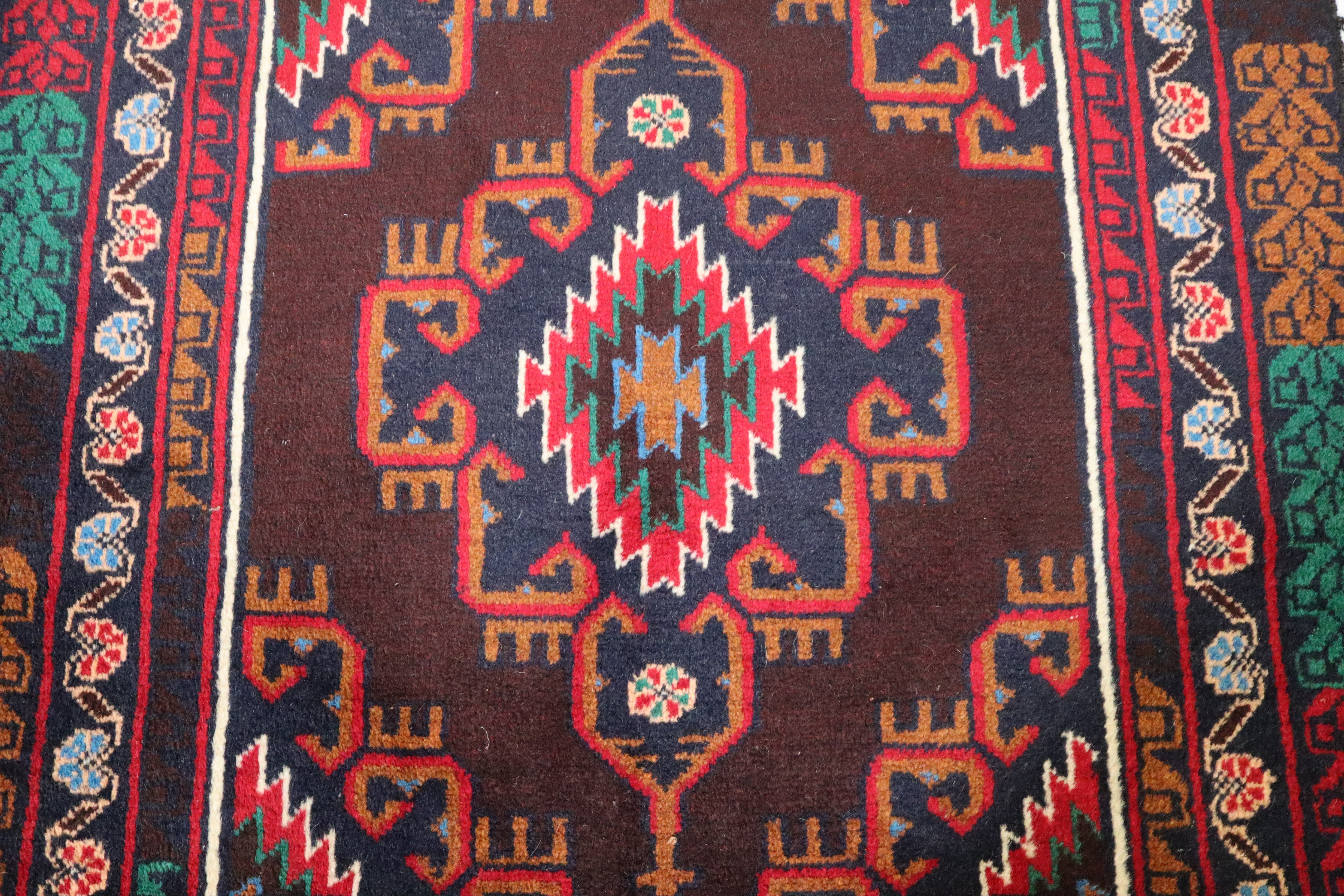 Afghan Baluch Rug, Fine Quality Rug, Hand Knotted Rug