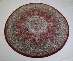 Colorful Rug, Persian Round Rug, Bright Colored Rug