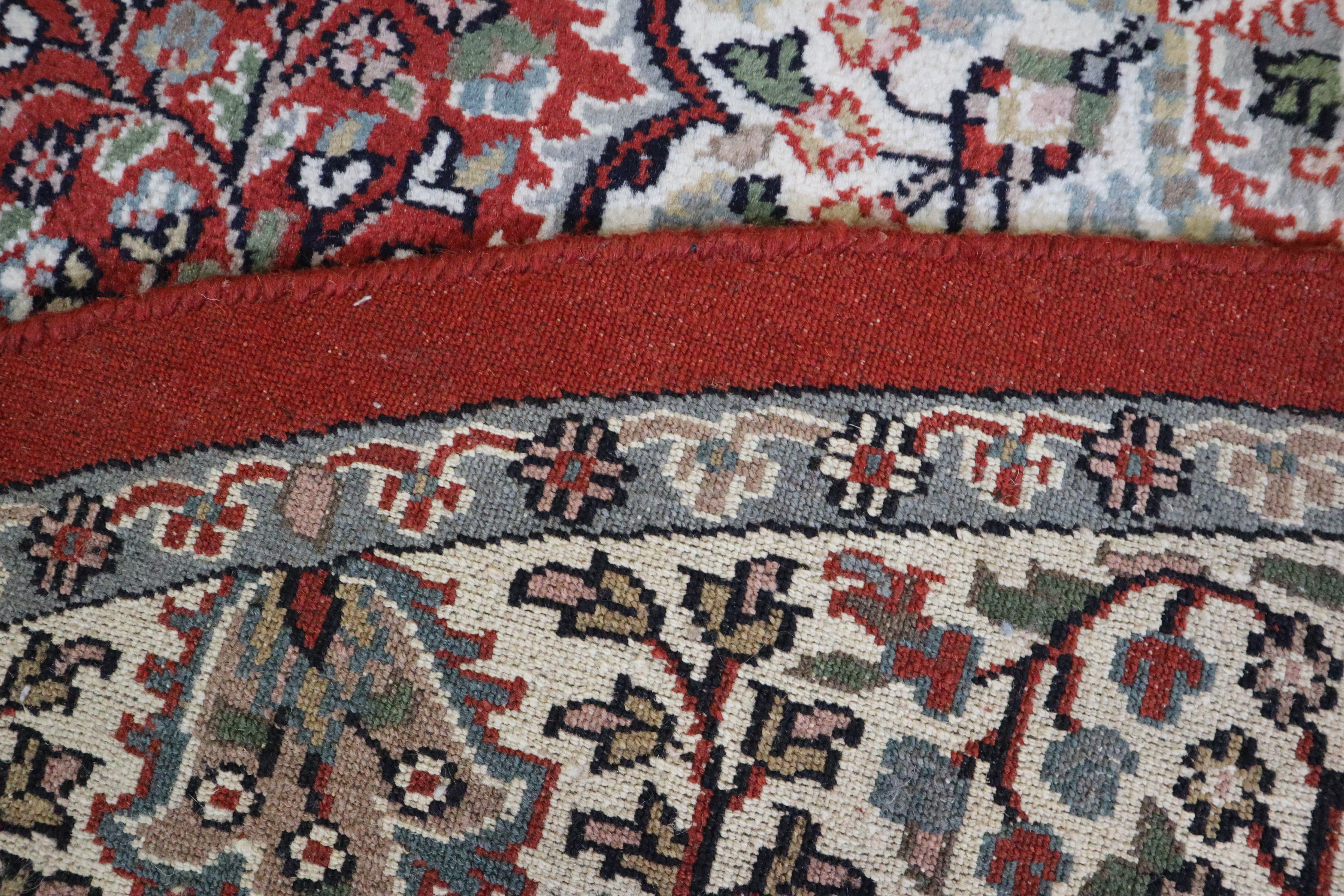 Colorful Rug, Persian Round Rug, Bright Colored Rug