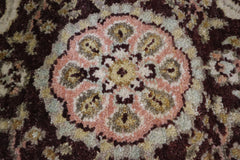 Round Indian Rug, Oushak Design Rug, 7x7 Round Rug