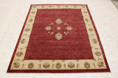 Hand Knotted Wool Rugs, Colorful Area Rugs, Bohemian Rug, Discounted Rugs, 8x10 Rug