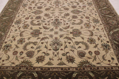Authentic Persian Rugs, Hand Knotted Wool Rug, 8x11 Rugs, Foyer Rug