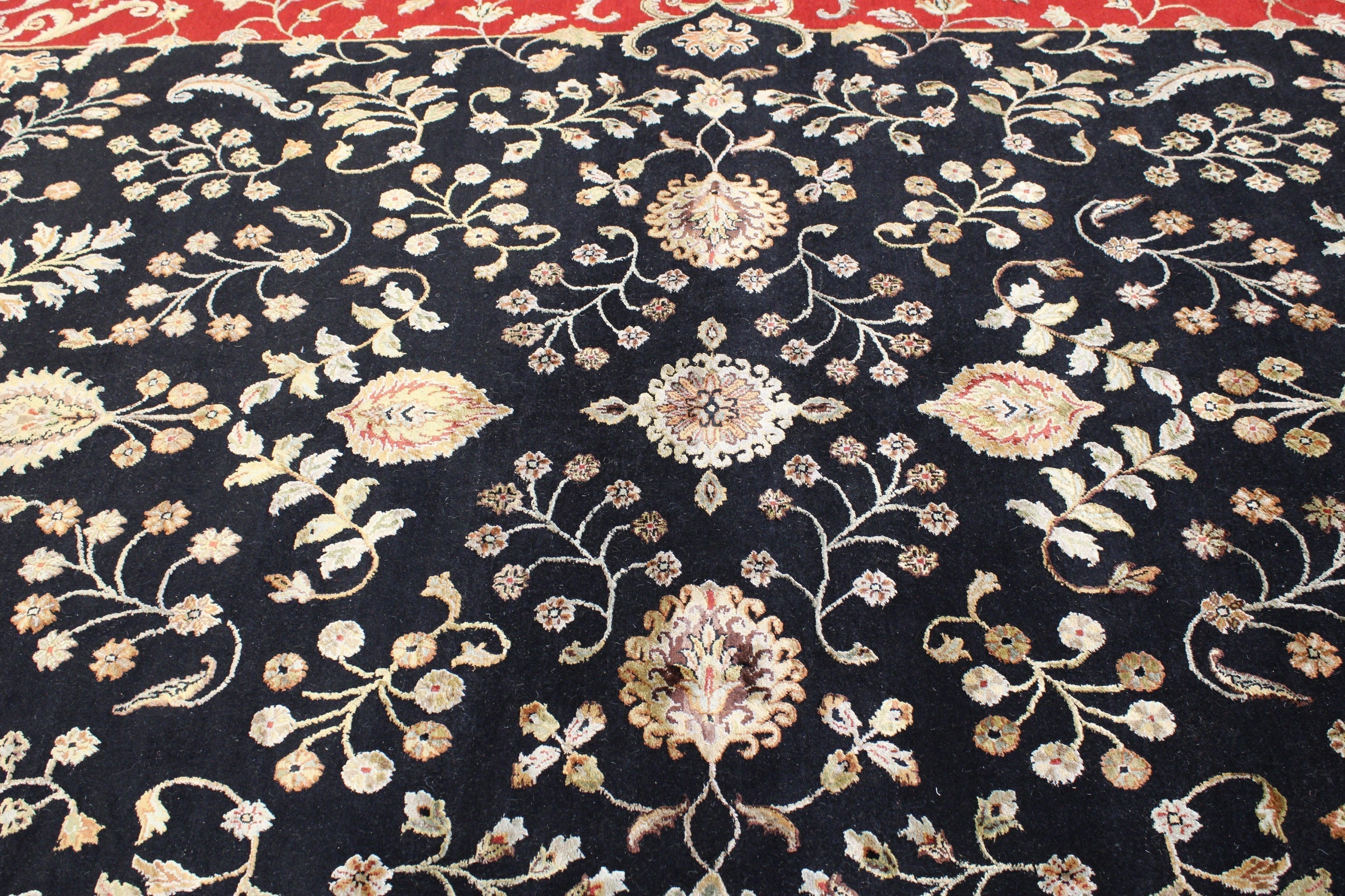 Silk Rugs, Types Of Persian Rugs, Silk Flower Rug, Wool Rug, Colorful Rugs