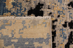 Contemporary Rug, Multicolored, Hand Knotted Wool Rugs, How Big Is 8x10, Modern Rug