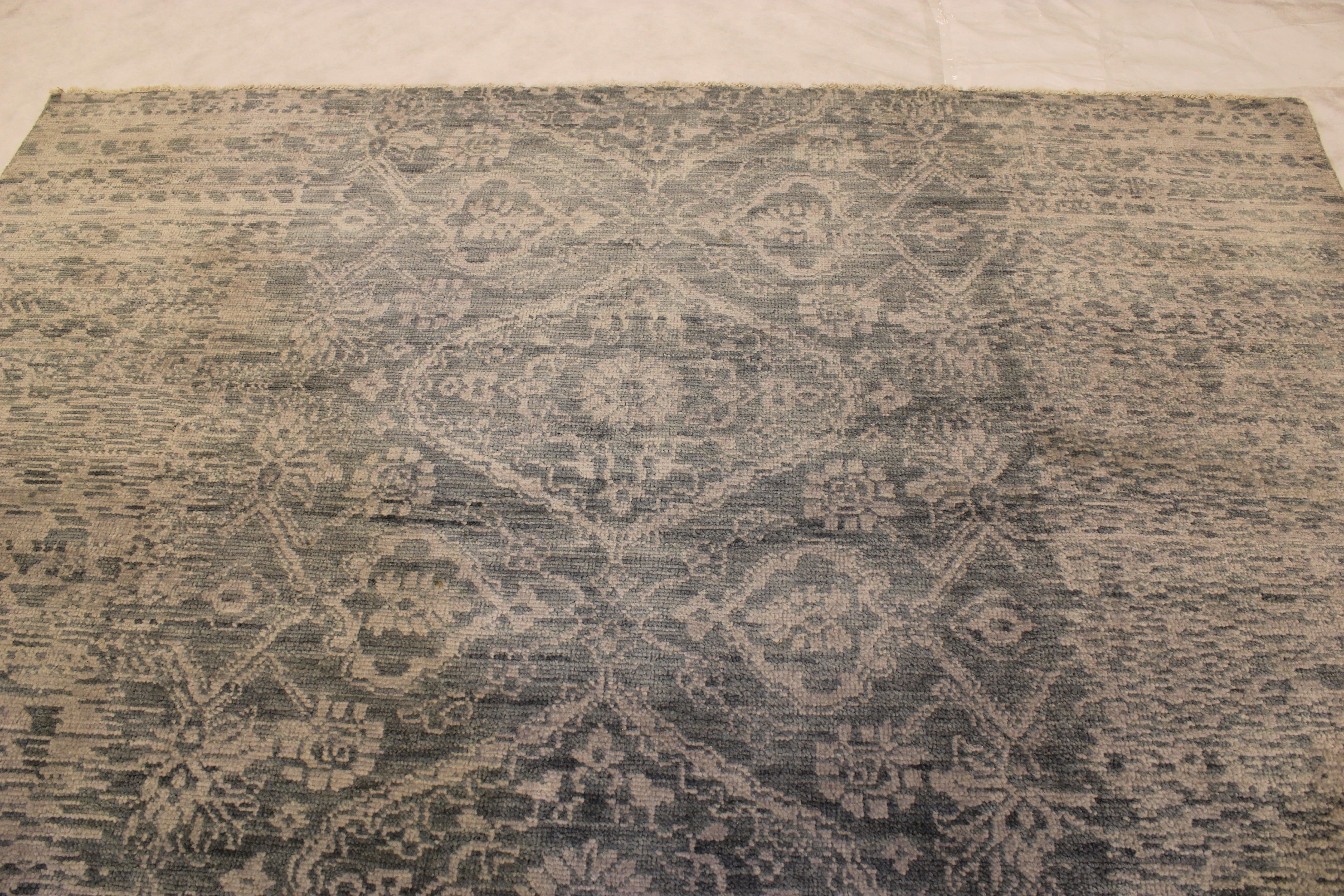Ocean Breeze Rug, Kashmir Rug, Hand Knotted Rug, Area Rug Sizes