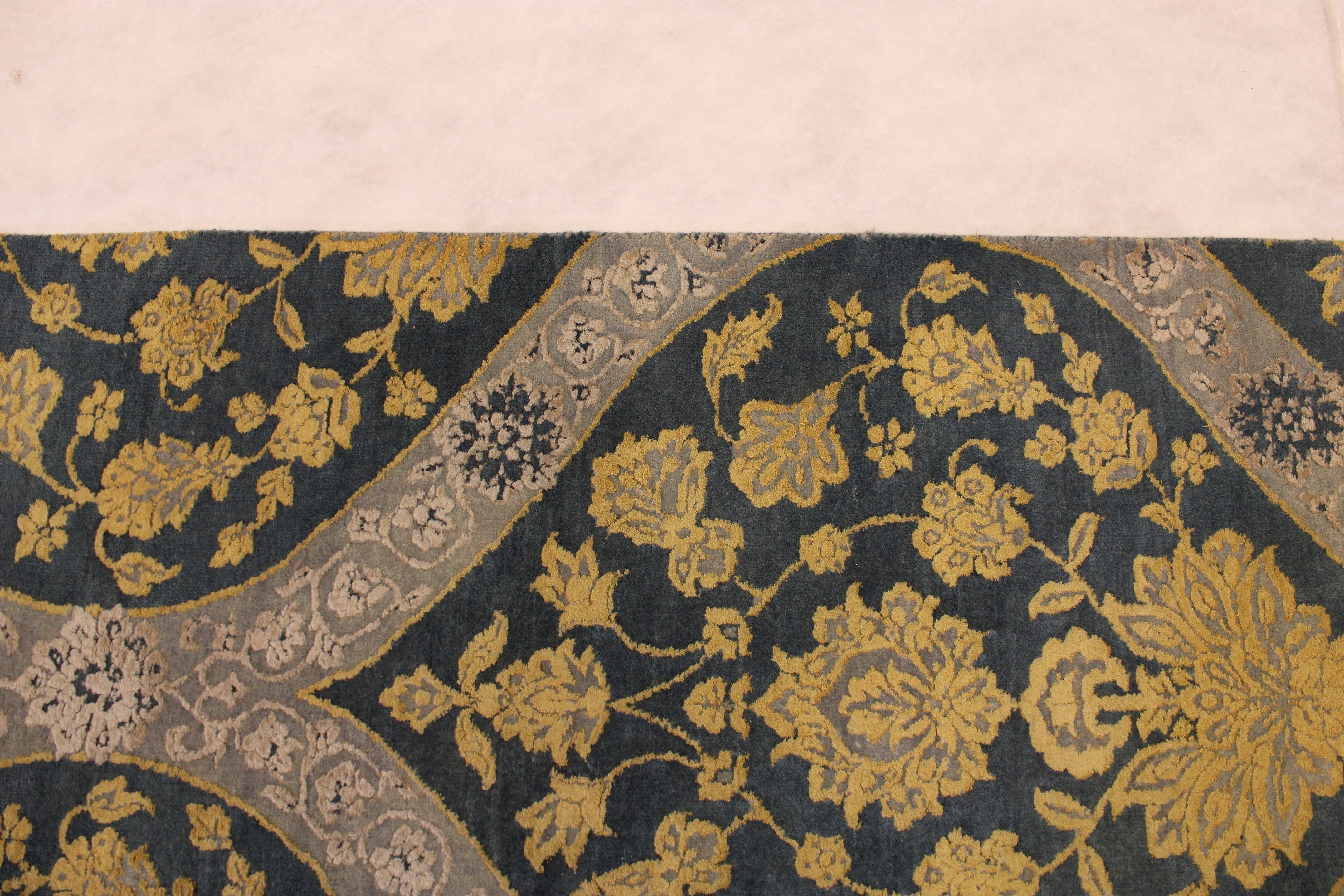 Multicolored Rug, Persian Rugs, Silk Flower Rug, Area Rug In Bedroom, 8x10 Rugs