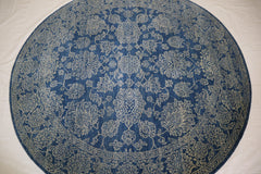 Oriental Rug, Round Rug, Oushak Design Rug, Indian Round Rug