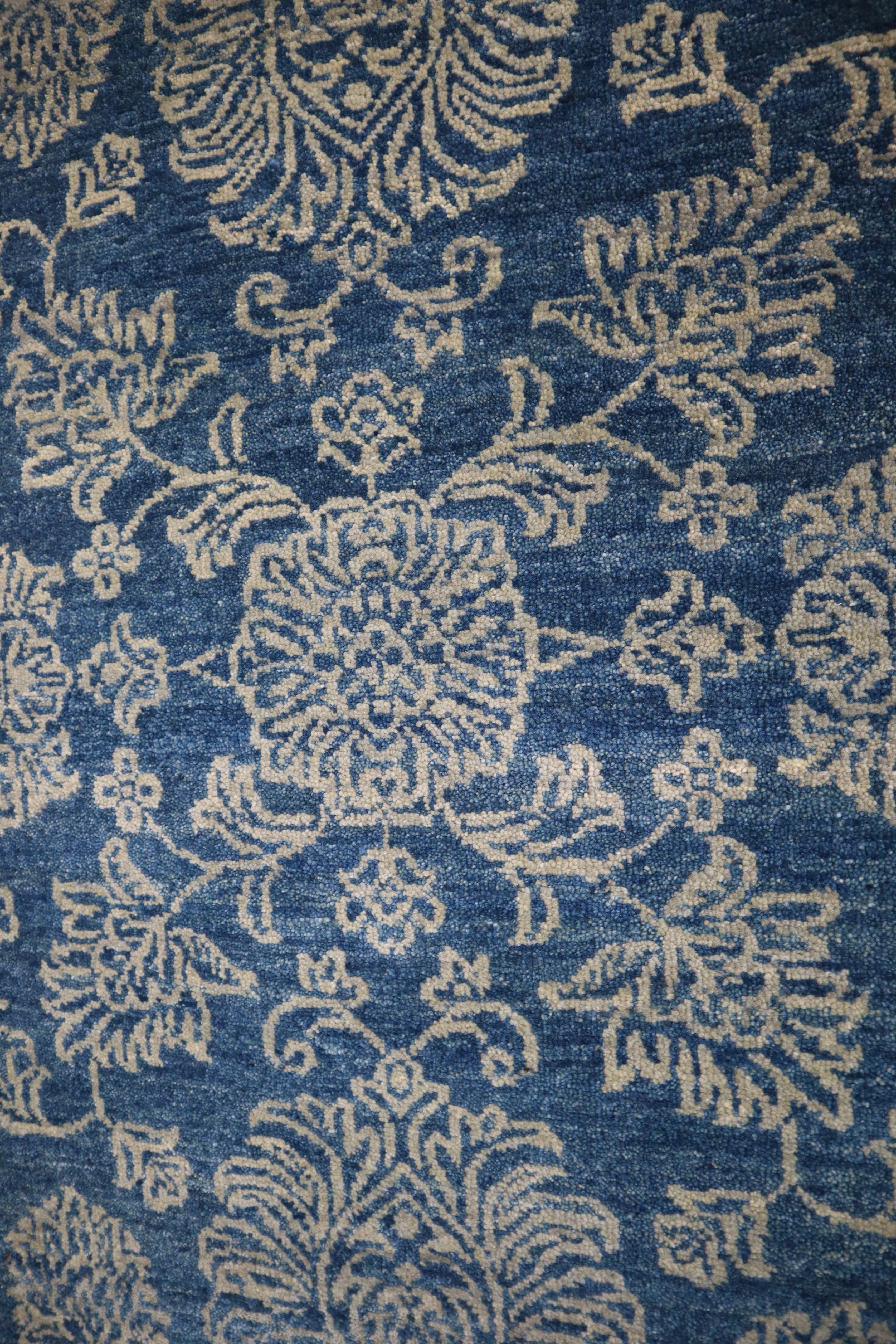 Oriental Rug, Round Rug, Oushak Design Rug, Indian Round Rug