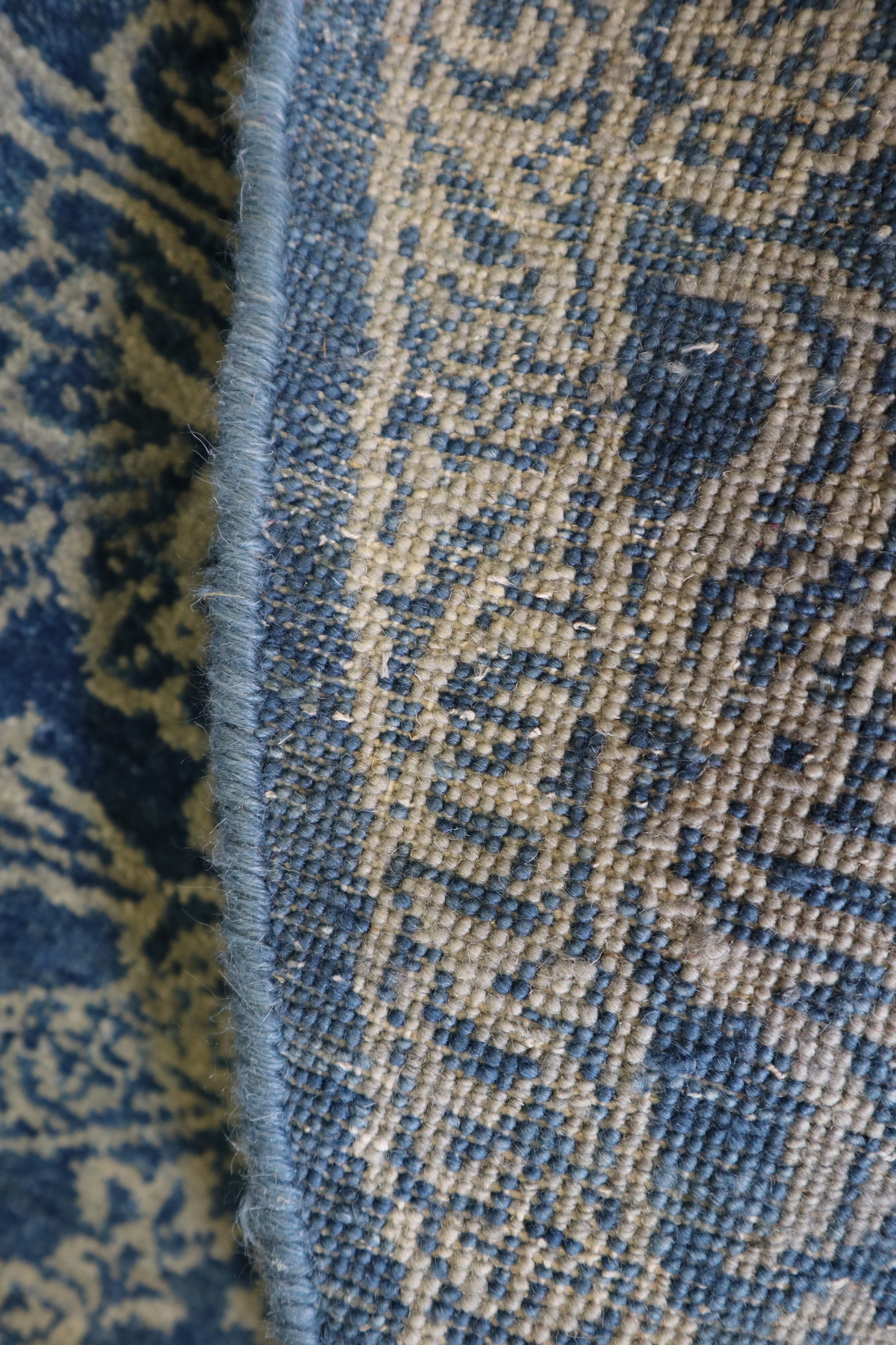 Oriental Rug, Round Rug, Oushak Design Rug, Indian Round Rug