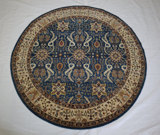 Indian Rug, Round Rug, Oushak Rug, Rugs For Living Room