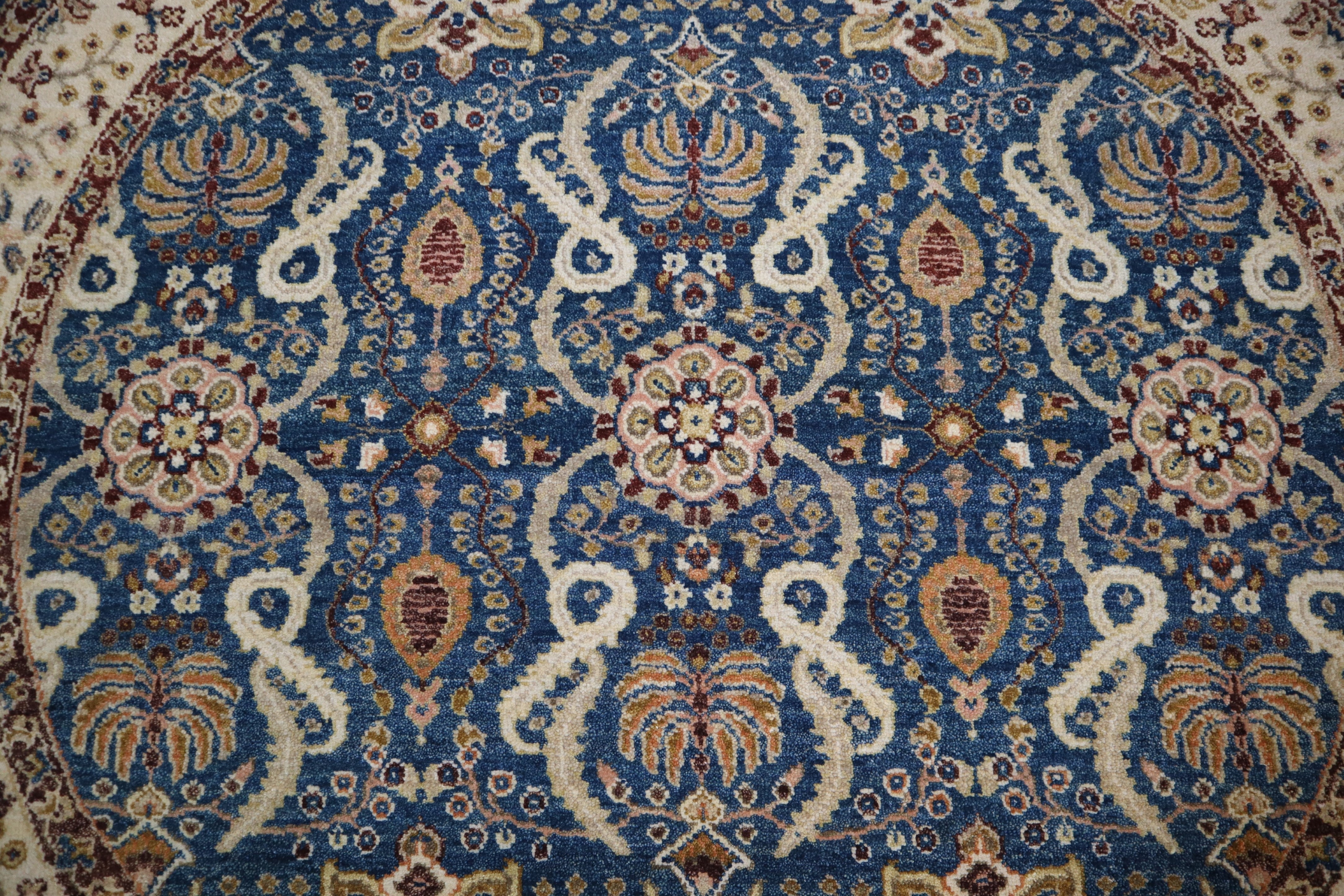 Indian Rug, Round Rug, Oushak Rug, Rugs For Living Room