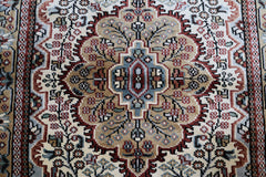 Jammu Kashmir Rug, Indian Hand Knotted Rug, Area Rug